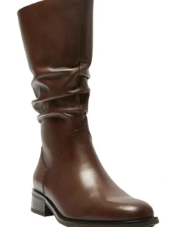 Easy Steps Adam Leather Boots in Brown