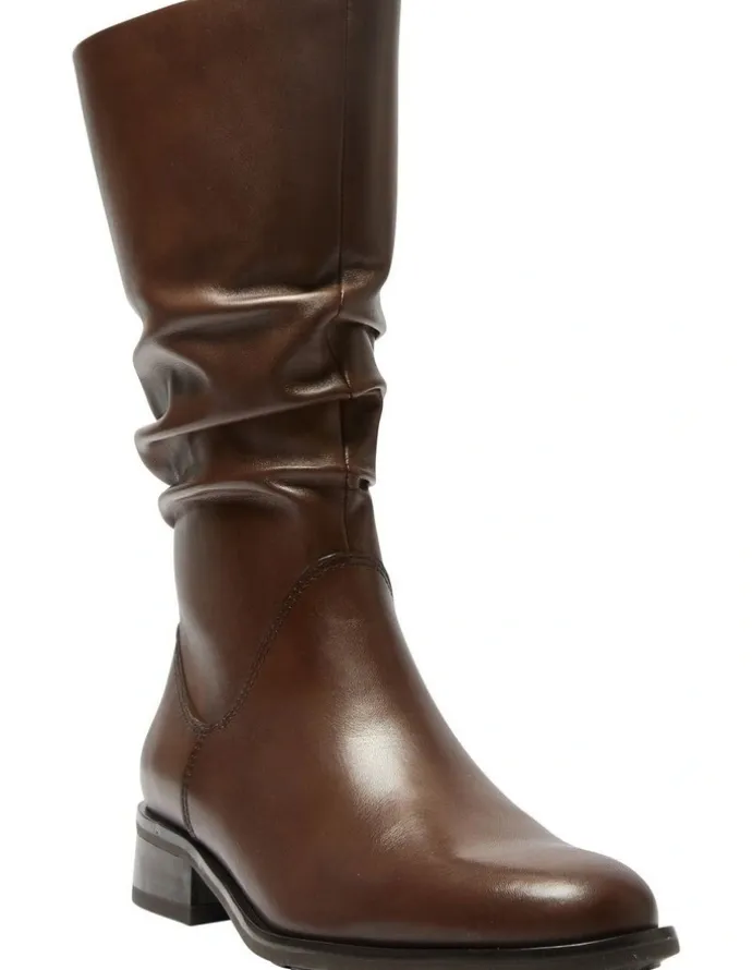 Easy Steps Adam Leather Boots in Brown