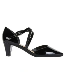 Easy Steps Adison Black Patent Heeled Shoes