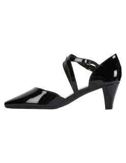 Easy Steps Adison Black Patent Heeled Shoes