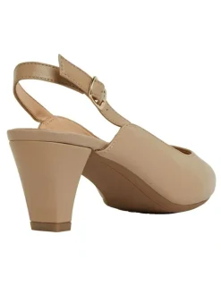 Easy Steps Agatha Nude Glove Heeled Shoes