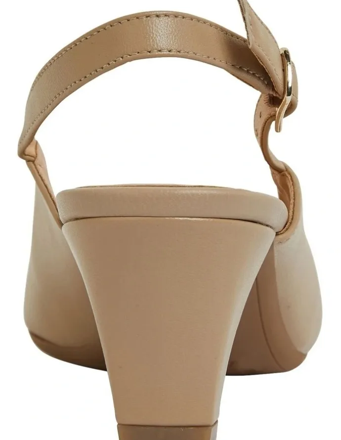 Easy Steps Agatha Nude Glove Heeled Shoes
