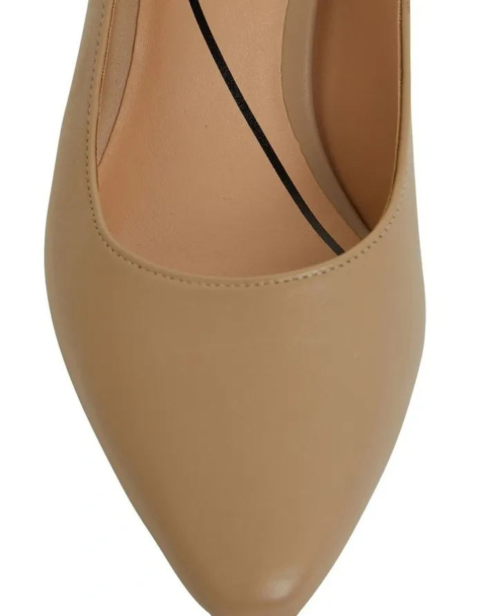 Easy Steps Agatha Nude Glove Heeled Shoes