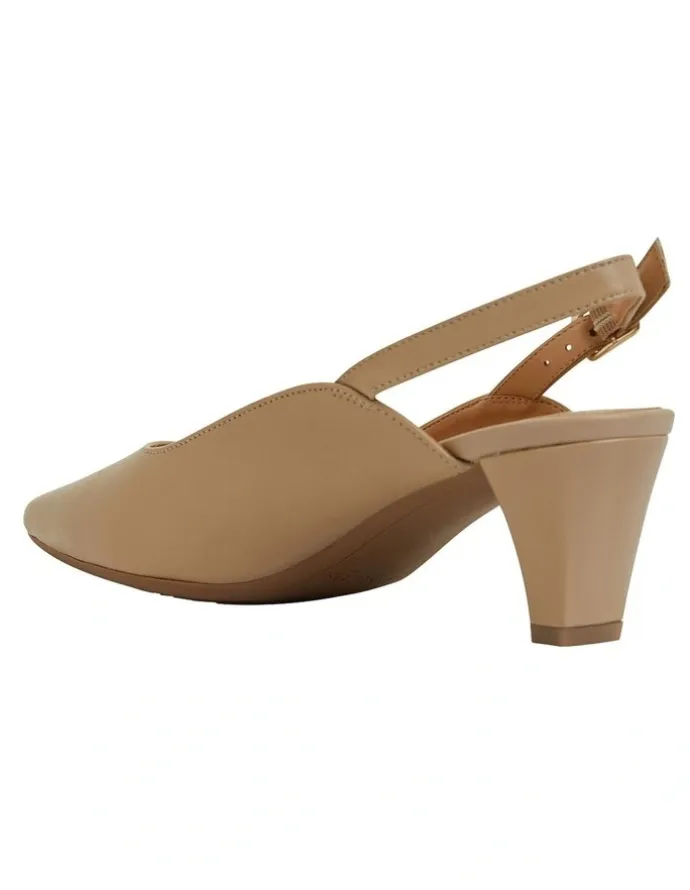 Easy Steps Agatha Nude Glove Heeled Shoes