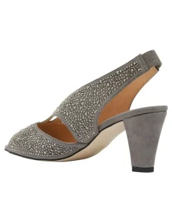 Easy Steps Angie Grey Fabric Sandal