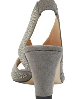 Easy Steps Angie Grey Fabric Sandal