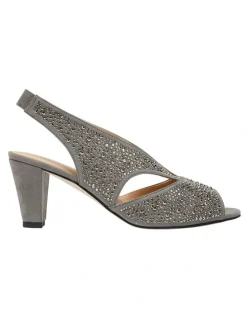 Easy Steps Angie Grey Fabric Sandal