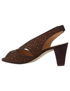 Easy Steps Angie Sandals in Chocolate Fabric