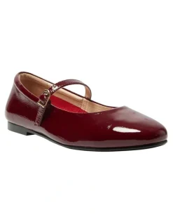 Easy Steps Athena Flat shoes in Wine Patent Leather
