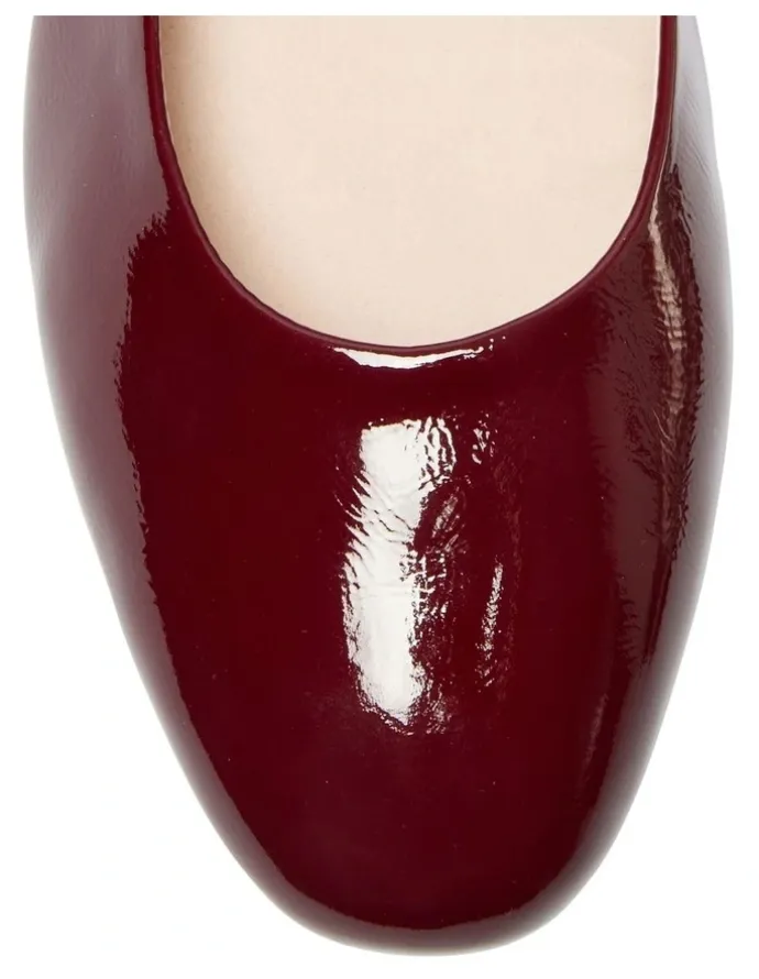 Easy Steps Athena Flat shoes in Wine Patent Leather
