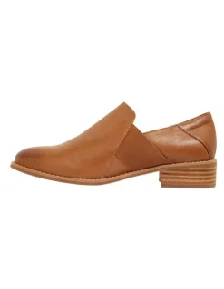 Easy Steps Baron Mid Brown Glove Flat Shoes