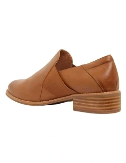 Easy Steps Baron Mid Brown Glove Flat Shoes