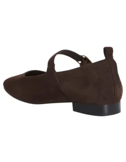 Easy Steps Bonnie Ballet Flats in Chocolate Suede