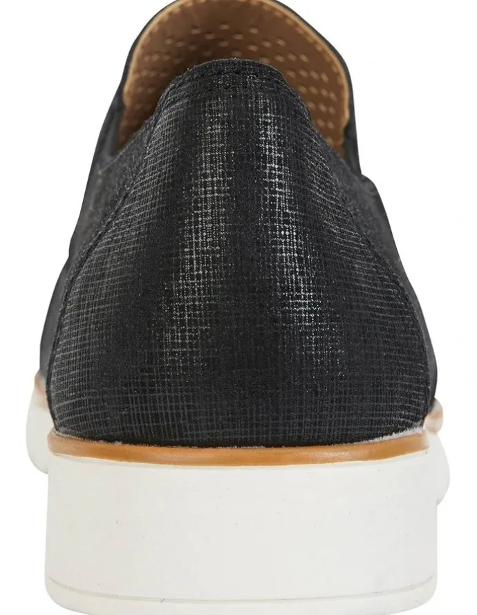Easy Steps Davis Black Combo Flat Shoes