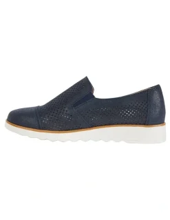 Easy Steps Davis Navy Combo Flat Shoes