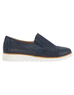 Easy Steps Davis Navy Combo Flat Shoes