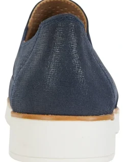 Easy Steps Davis Navy Combo Flat Shoes