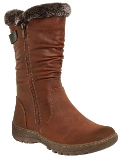 Easy Steps Element Tan Micro Boot