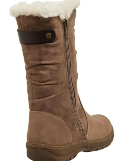 Easy Steps Element Taupe Micro Boots