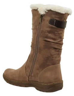 Easy Steps Element Taupe Micro Boots