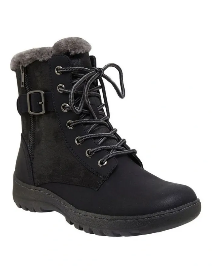 Easy Steps Elf Black Micro Boot