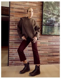 Easy Steps Elf Boots in Chocolate Micro