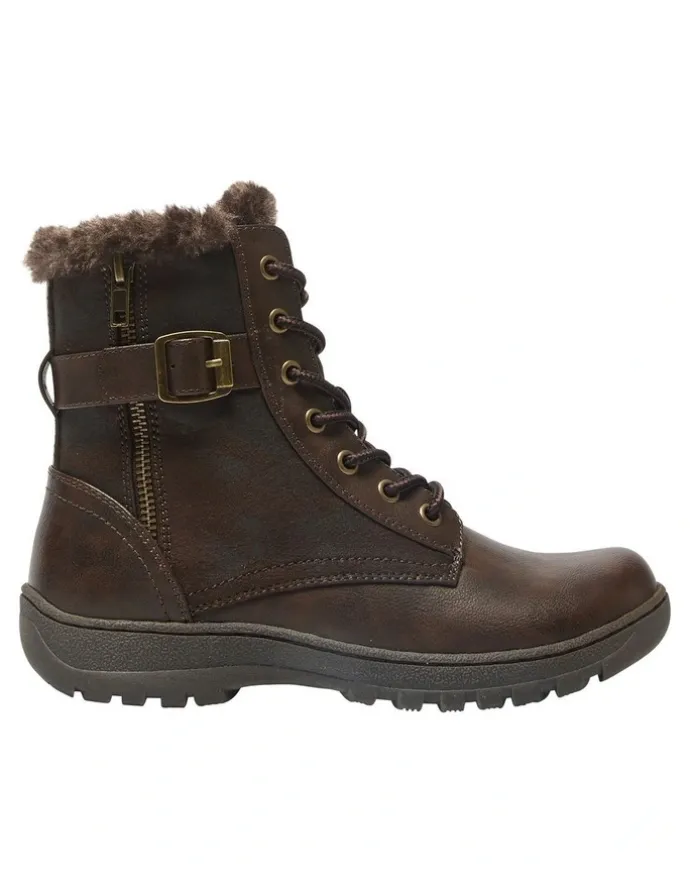 Easy Steps Elf Boots in Chocolate Micro