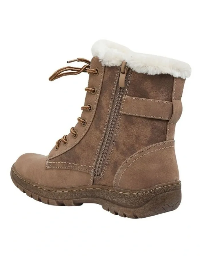 Easy Steps Elf Taupe Micro Boot