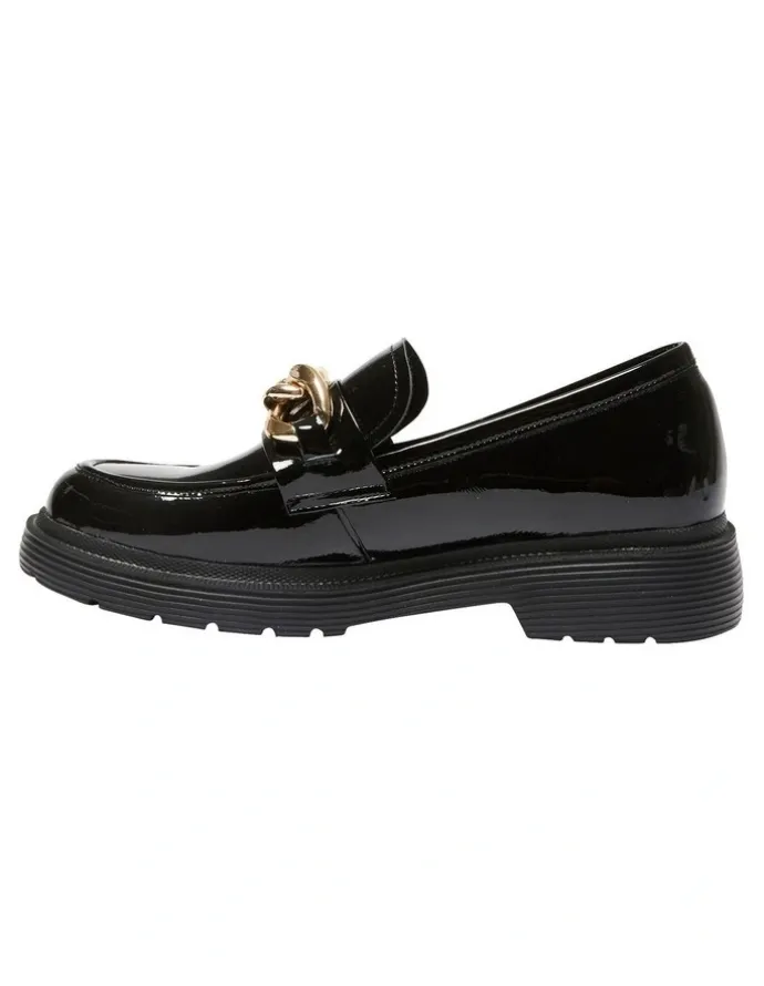 Easy Steps Eloise Flat Shoes in Black