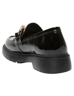 Easy Steps Eloise Flat Shoes in Black