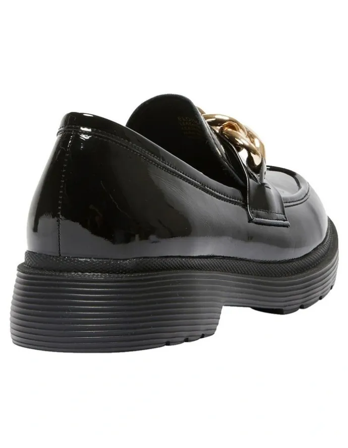 Easy Steps Eloise Flat Shoes in Black
