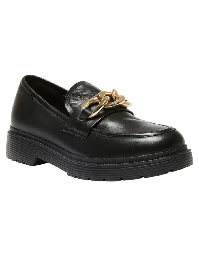 Easy Steps Eloise Flat Shoes in Black