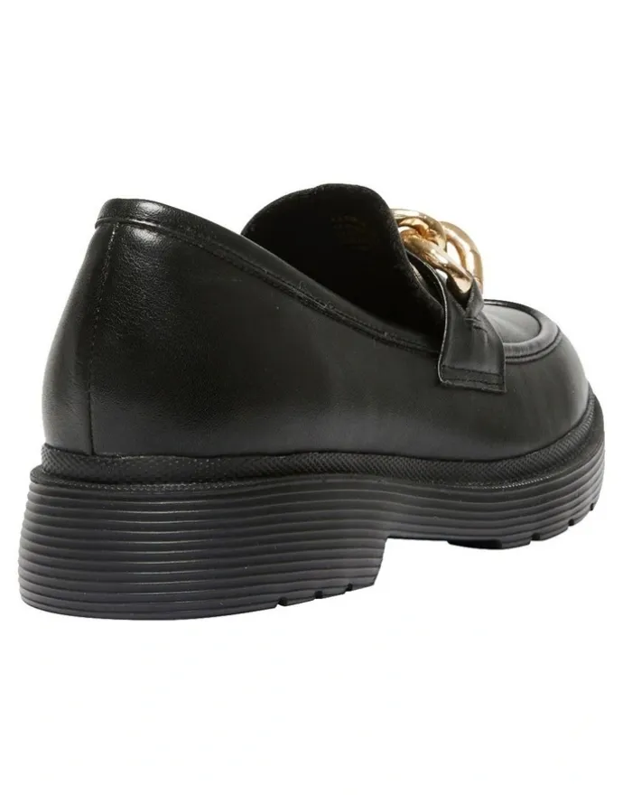 Easy Steps Eloise Flat Shoes in Black