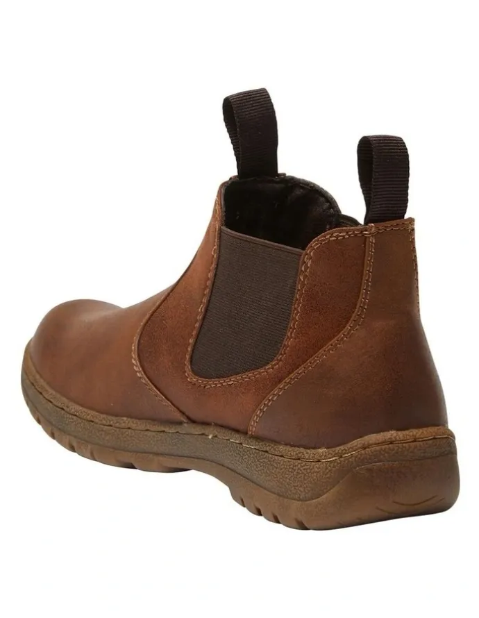 Easy Steps Emmett Boots in Tan Micro