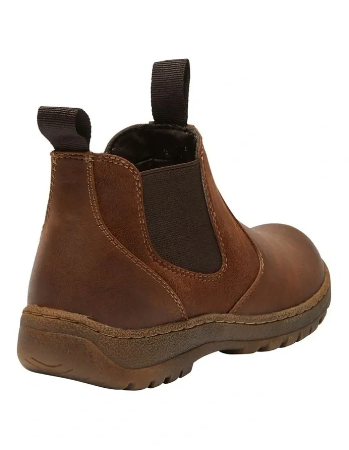 Easy Steps Emmett Boots in Tan Micro