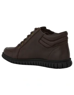 Easy Steps Fable Boots in Chocolate Leather