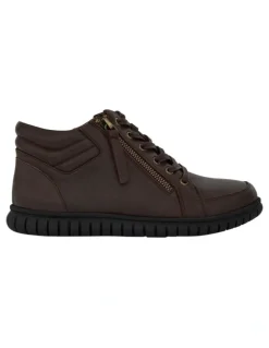 Easy Steps Fable Boots in Chocolate Leather