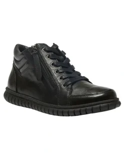 Easy Steps Fable Boots in Black Leather