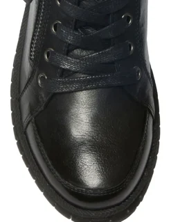 Easy Steps Fable Boots in Black Leather