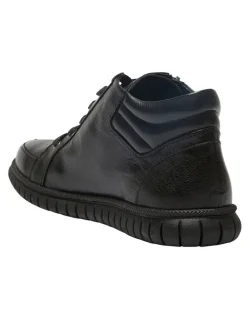 Easy Steps Fable Boots in Black Leather