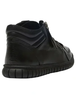 Easy Steps Fable Boots in Black Leather