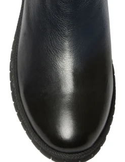 Easy Steps Factor Boots in Black Leather