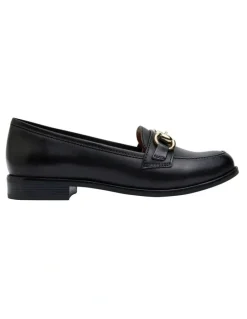 Easy Steps Gala Flat Shoes in Black Glove