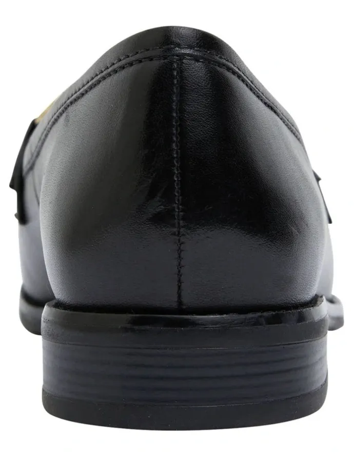 Easy Steps Gala Flat Shoes in Black Glove