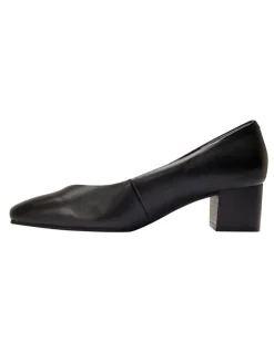 Easy Steps Gamma Black Glove Heeled Shoes