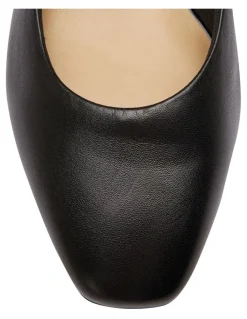 Easy Steps Gamma Black Glove Heeled Shoes