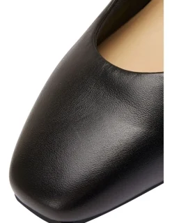 Easy Steps Gamma Black Glove Heeled Shoes