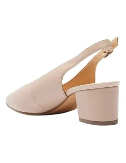 Easy Steps Garland Heeled Shoes in Blush Glove