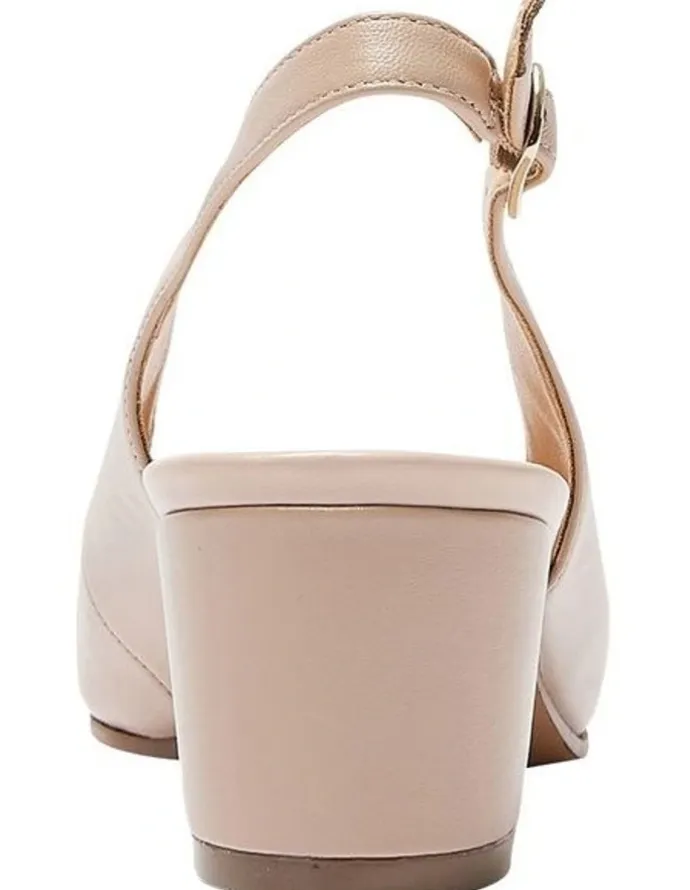 Easy Steps Garland Heeled Shoes in Blush Glove
