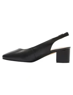 Easy Steps Garland Heeled Shoes in Black Glove